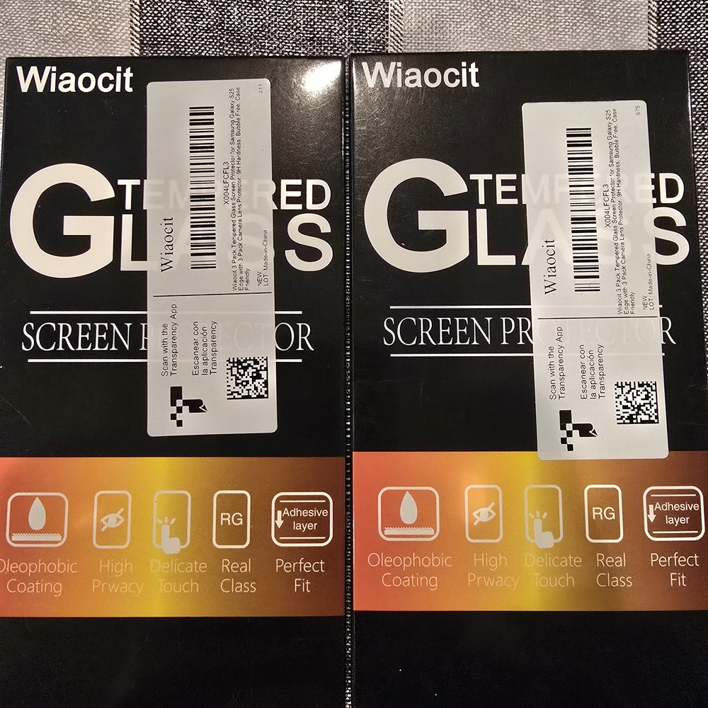 Tempered Glass Screen Protector - Black